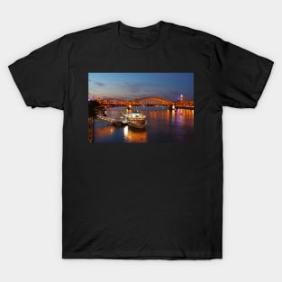 Hohenzollern Bridge with Rhine T-Shirt